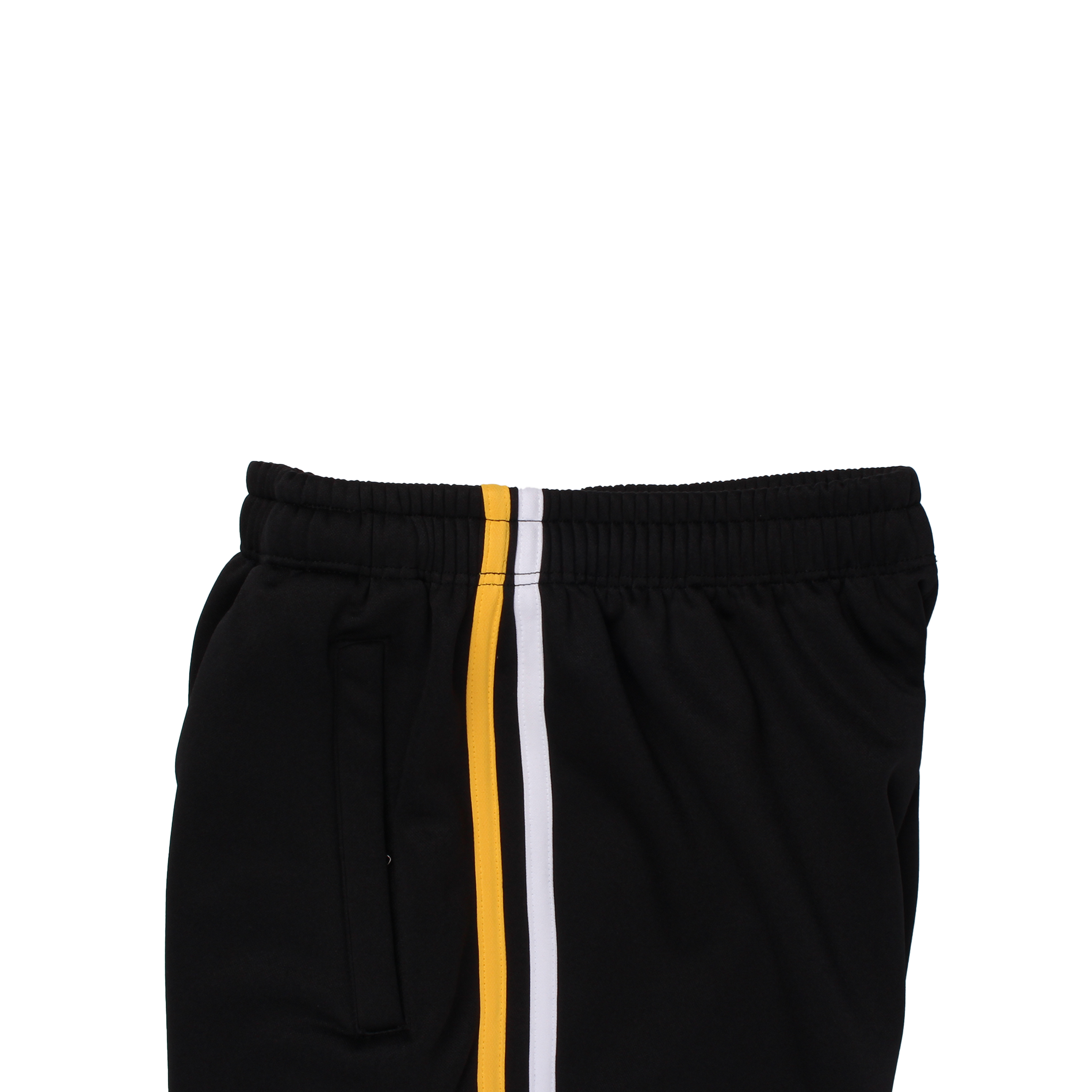 블랙 노랑 흰색 2선 쿨링바지