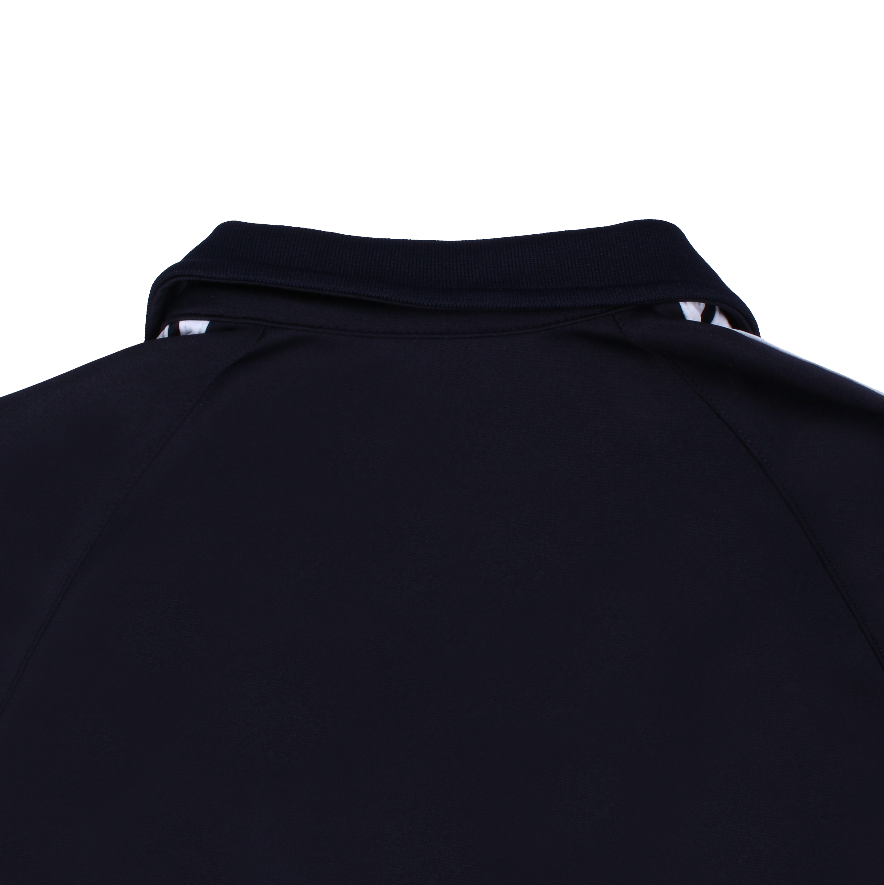 네이비 흰색 2선 집업 기모 동복상의