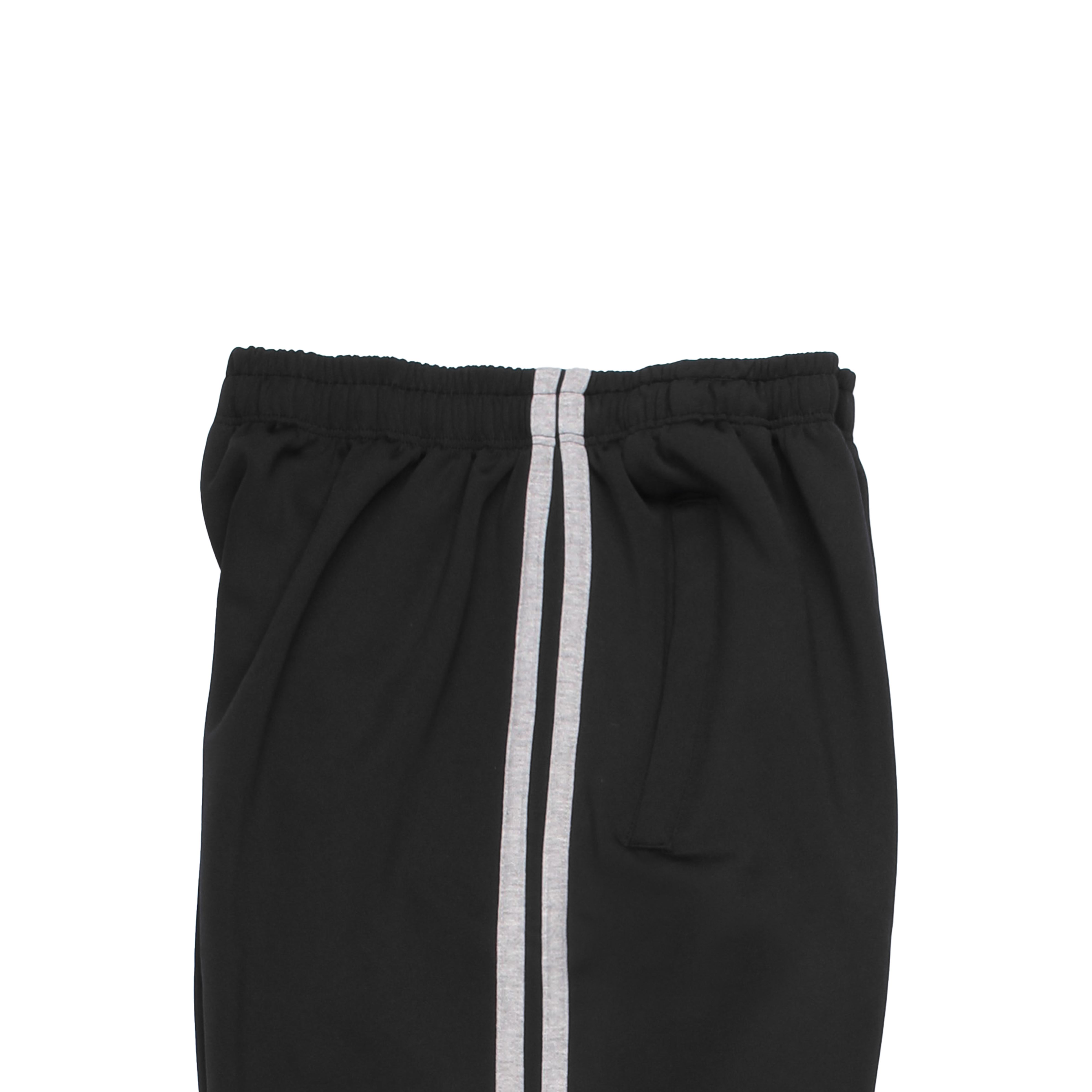 블랙 멜란지 2선 기모바지